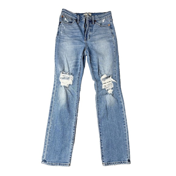 Madewell Denim - Madewell Perfect Vintage Jeans Women 26 Distressed Blue Denim